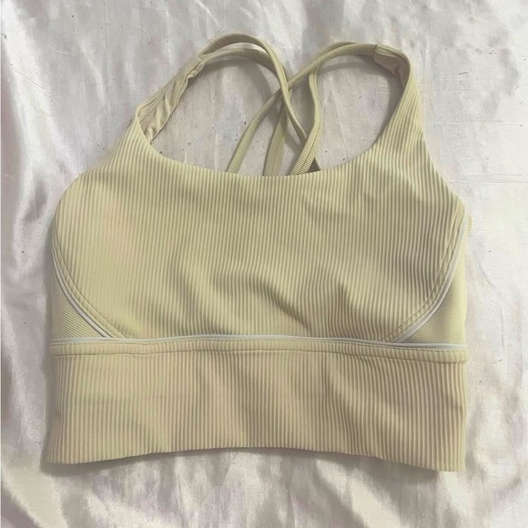 lululemon athletica Other - lululemon size 4 nude longline ribbed sports bra #lulu #activewear